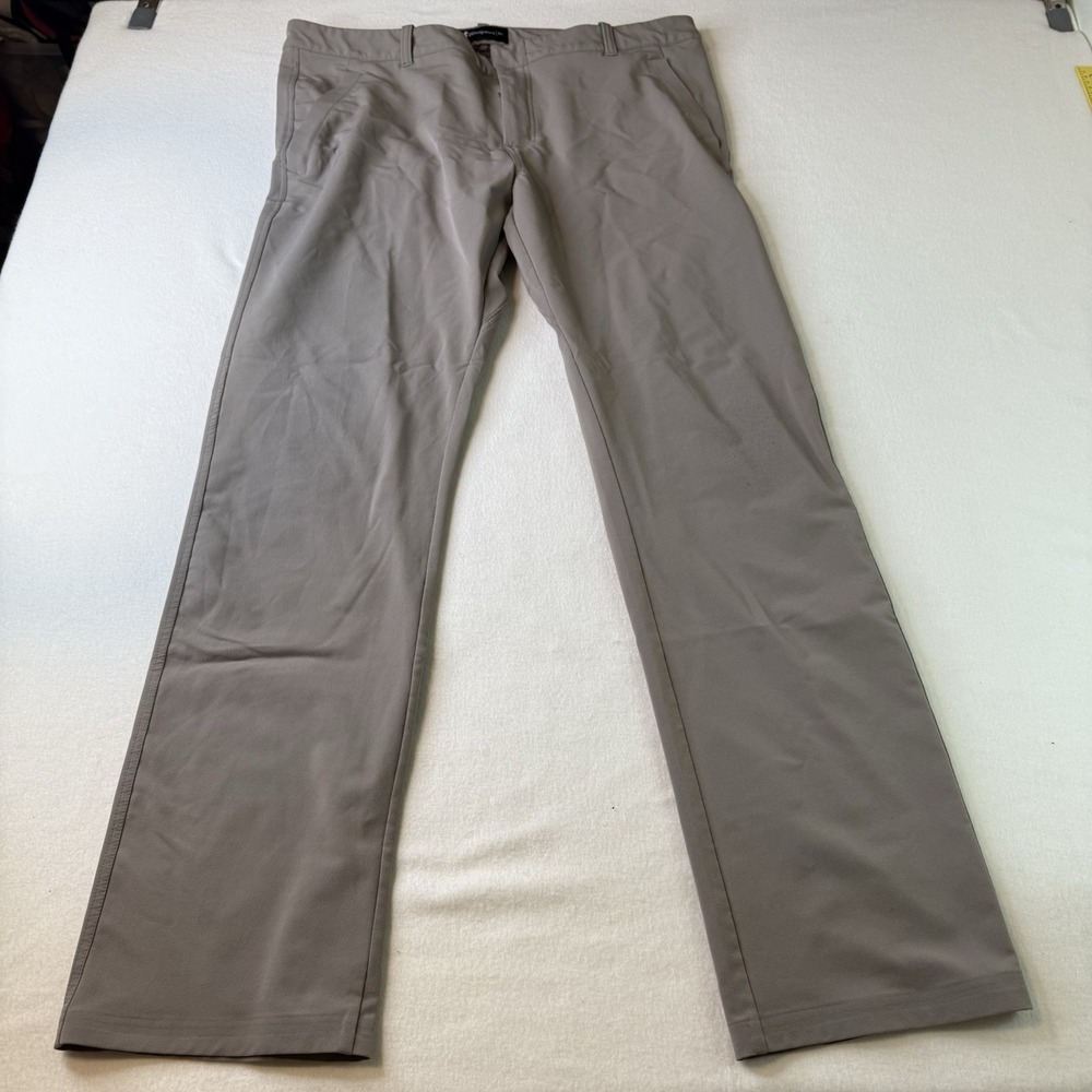 Cotopaxi Pants Mens 34 Chino Hiking Golf Tan Khaki Stretch‎ Nylon 38.5x32 Actual